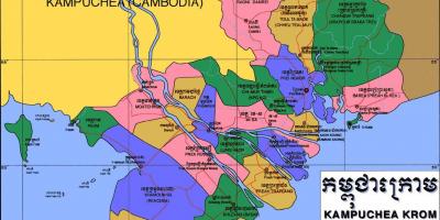 Mapa kambodży